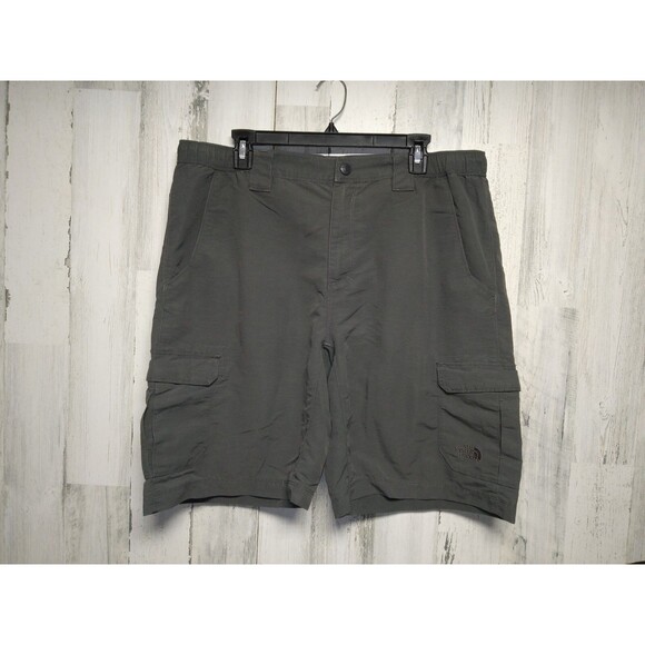 The North Face Men's Large Gray Cargo Hiking Shorts - Picture 1 of 6